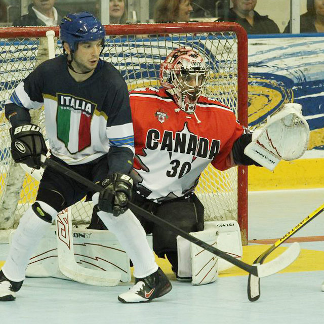 ball hockey goalie