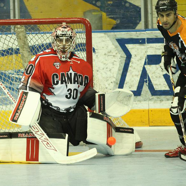 ball hockey goalie