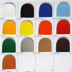 PU leather colours